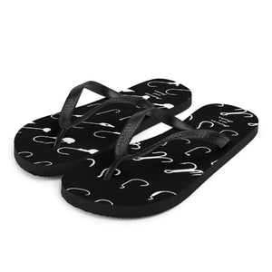 Black H&H Flip Flops