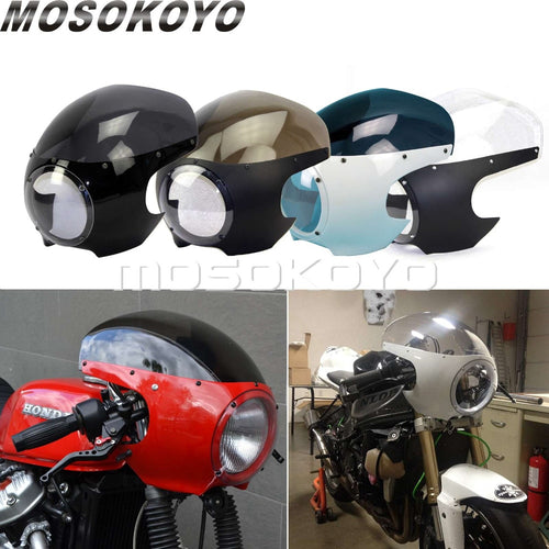 Motorcycle Cafe Racer Headlight Fairing 5-3/4