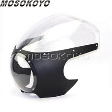 Load image into Gallery viewer, Motorcycle Cafe Racer Headlight Fairing 5-3/4&quot; Front Light Fairing