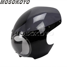 Load image into Gallery viewer, Motorcycle Cafe Racer Headlight Fairing 5-3/4&quot; Front Light Fairing