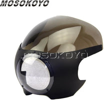 Load image into Gallery viewer, Motorcycle Cafe Racer Headlight Fairing 5-3/4&quot; Front Light Fairing