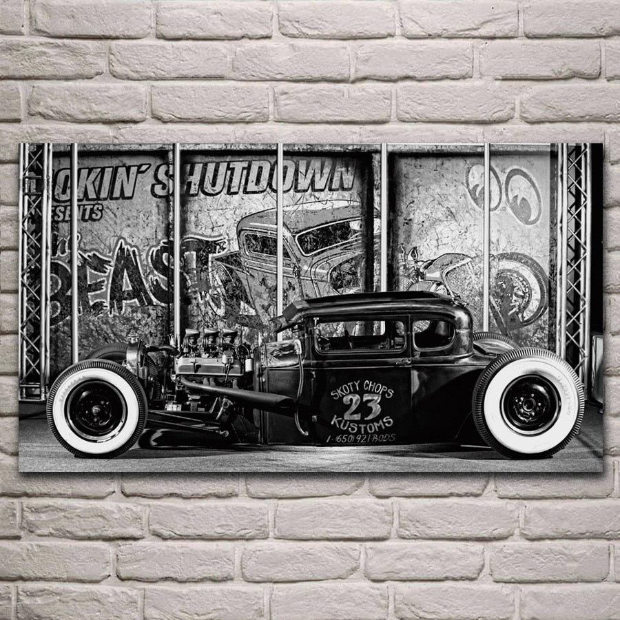 Retro Hot Rod artwork