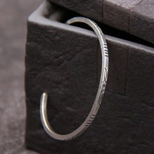 Load image into Gallery viewer, Sterling Silver Art Trendy Solid Handmade Fish Bracelet