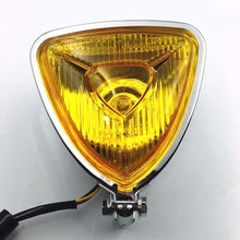 Load image into Gallery viewer, Amber Triangle Motorcycle Accessories Parts Headlight