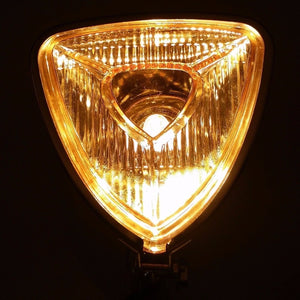 Amber Triangle Motorcycle Accessories Parts Headlight