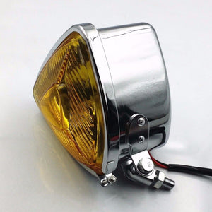 Amber Triangle Motorcycle Accessories Parts Headlight