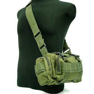 Tactical Utility Gear Shoulder Waist Pouch Carrier Bag Outdoor Sport Assault tactical Fishing Backpack