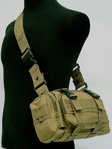 Tactical Utility Gear Shoulder Waist Pouch Carrier Bag Outdoor Sport Assault tactical Fishing Backpack