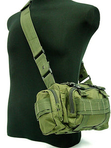 Tactical Utility Gear Shoulder Waist Pouch Carrier Bag Outdoor Sport Assault tactical Fishing Backpack