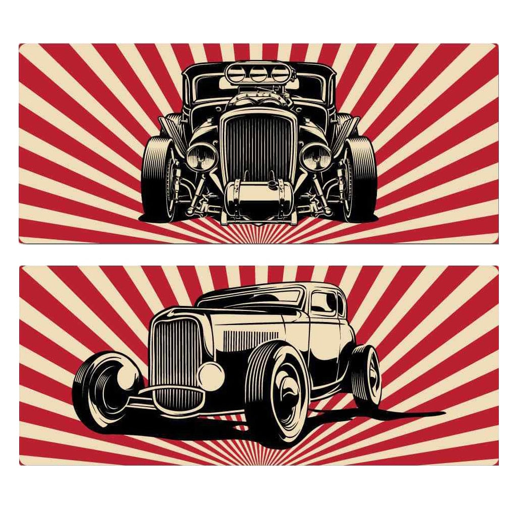 Hot Rod Sticker Retro Classic Custom Car Vinyl