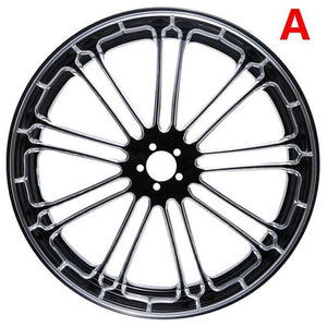 Motorcycle CNC Black 21"x3.5" Front Wheel Rim For Harley Touring Dyna Baggers Chopper Bobber Custom bike