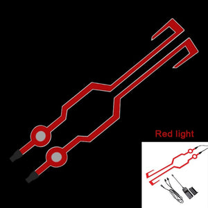 Motorcycle Helmet Signal Durable Flashing Stripe Night Motocross Riding Helmet Kit Waterproof Bar LED Light Strip