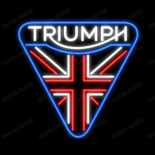 Motorcycles Triumph Neon Sign Handmade Real Glass Tube Neon Signs 24