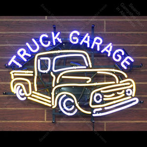 Truck Garage Neon Sign Bulb Handcrafted Iconic Sign