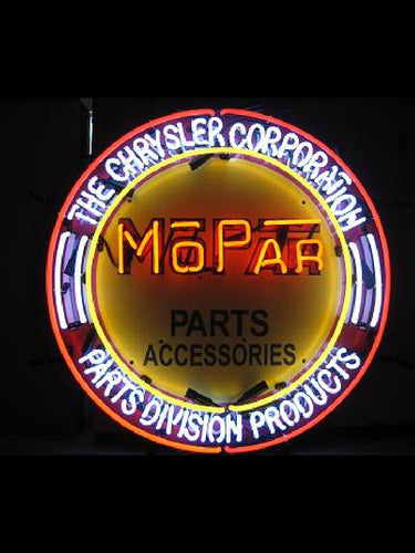 Neon Sign MOPAR Garage Neon Handcrafted REAL glass tubes Car advertise sign for wall window