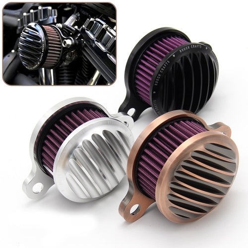 CNC Bronze Air Filter Motorcycle Intake Filter System Kit Air Cleaner For Harley Sportster XL883 XL1200 1991 1992 1993-2016 2015