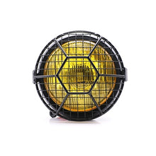 Load image into Gallery viewer, 12v 35W Motorcycle Headlight Grille Cover High Low Beam Side Mount Headlamp