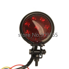 Load image into Gallery viewer, Black LED Taillight Brake Light For Harley Bobber Chopper Cafe racer  Hot Rod Ratrod Custom