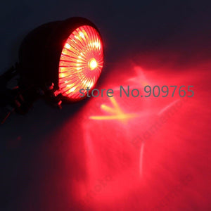 Black LED Taillight Brake Light For Harley Bobber Chopper Cafe racer  Hot Rod Ratrod Custom