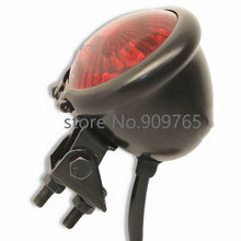 Load image into Gallery viewer, Black LED Taillight Brake Light For Harley Bobber Chopper Cafe racer  Hot Rod Ratrod Custom