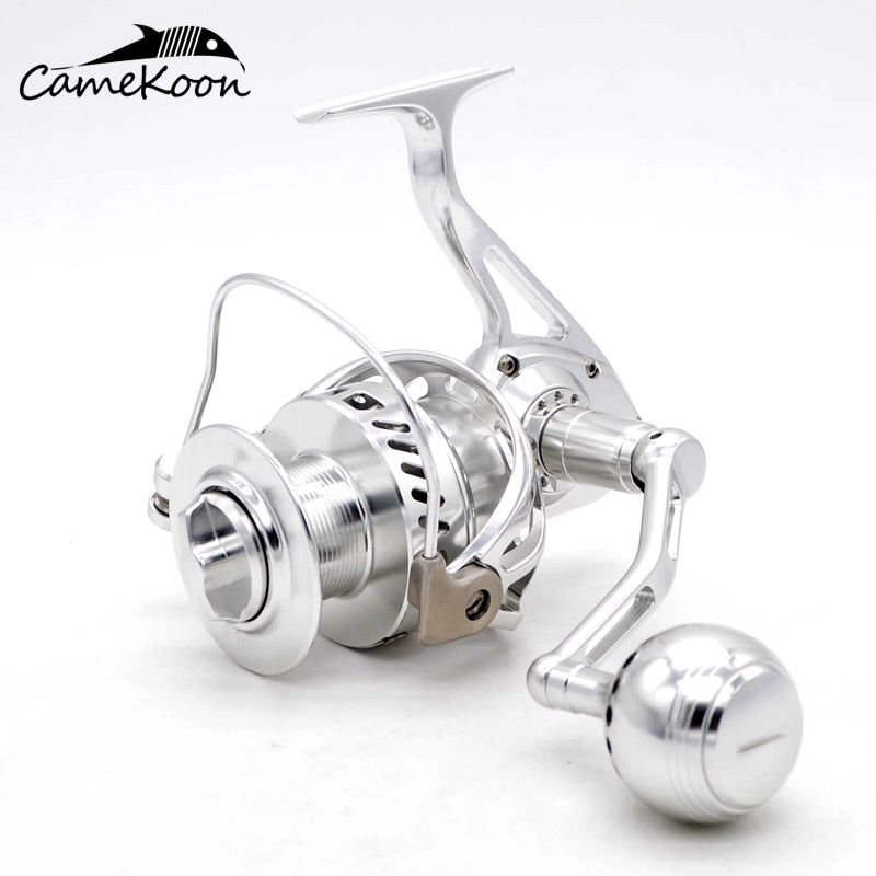 CAMEKOON WT5000/WT6000 Spinning Fishing Reels Aluminium Alloy Machined Powerful Saltwater Surf Reel